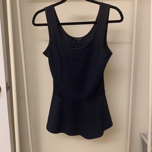 Sleeveless peplum top